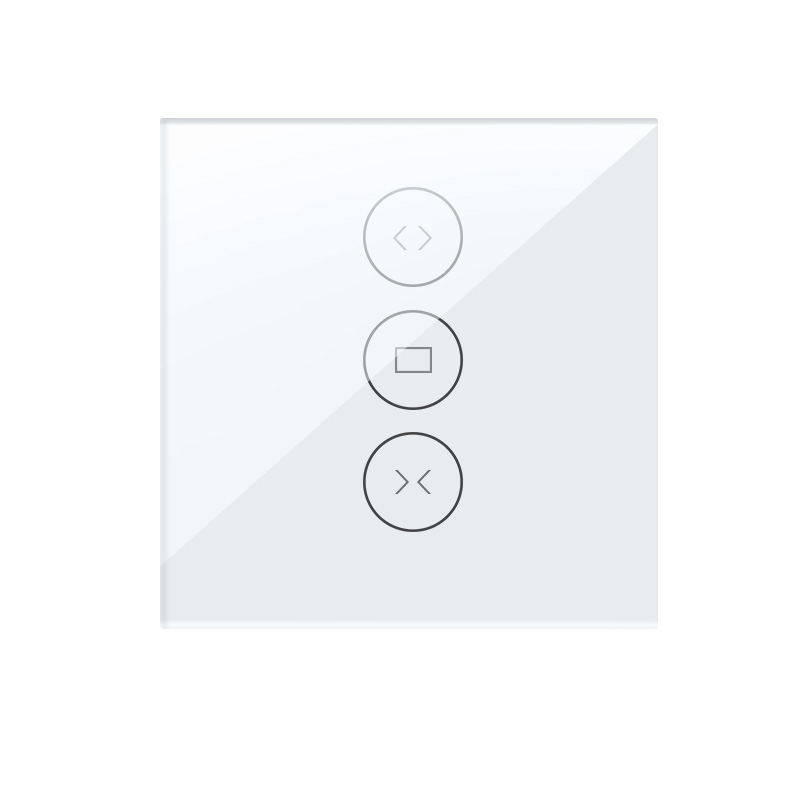Support Xiaodu/Alexa/Google Home/Voice Control System EU Standard Touch WiFi Switch with Curtain Touch Switch